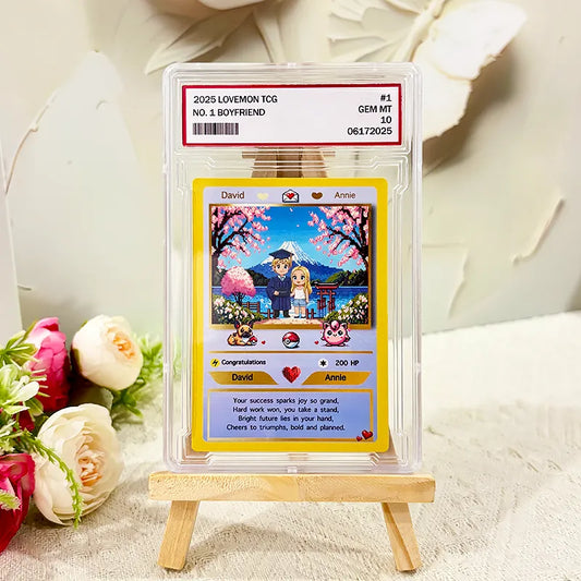 Personalized Pixel Art Themed Card