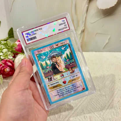 Personalized Pixel Art Themed Card