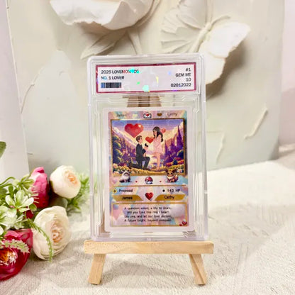 Personalized Pixel Art Themed Card