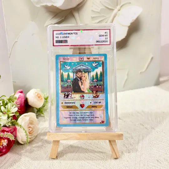 Personalized Pixel Art Themed Card