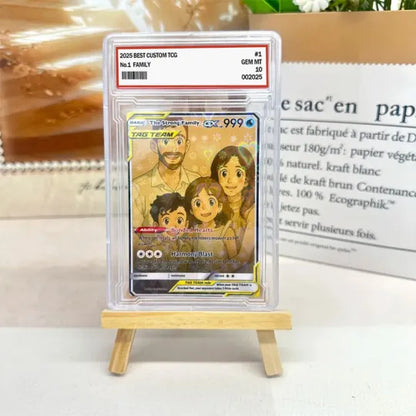 Personalized Famliy Anime Art Trading Card